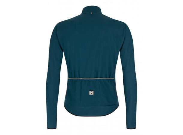 Santini Nebula Tynn Vindtett Jakke Teal S 
