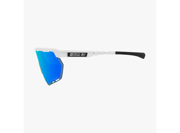 Scicon Aerowing Solbriller White Gloss/Multimirror Blue 